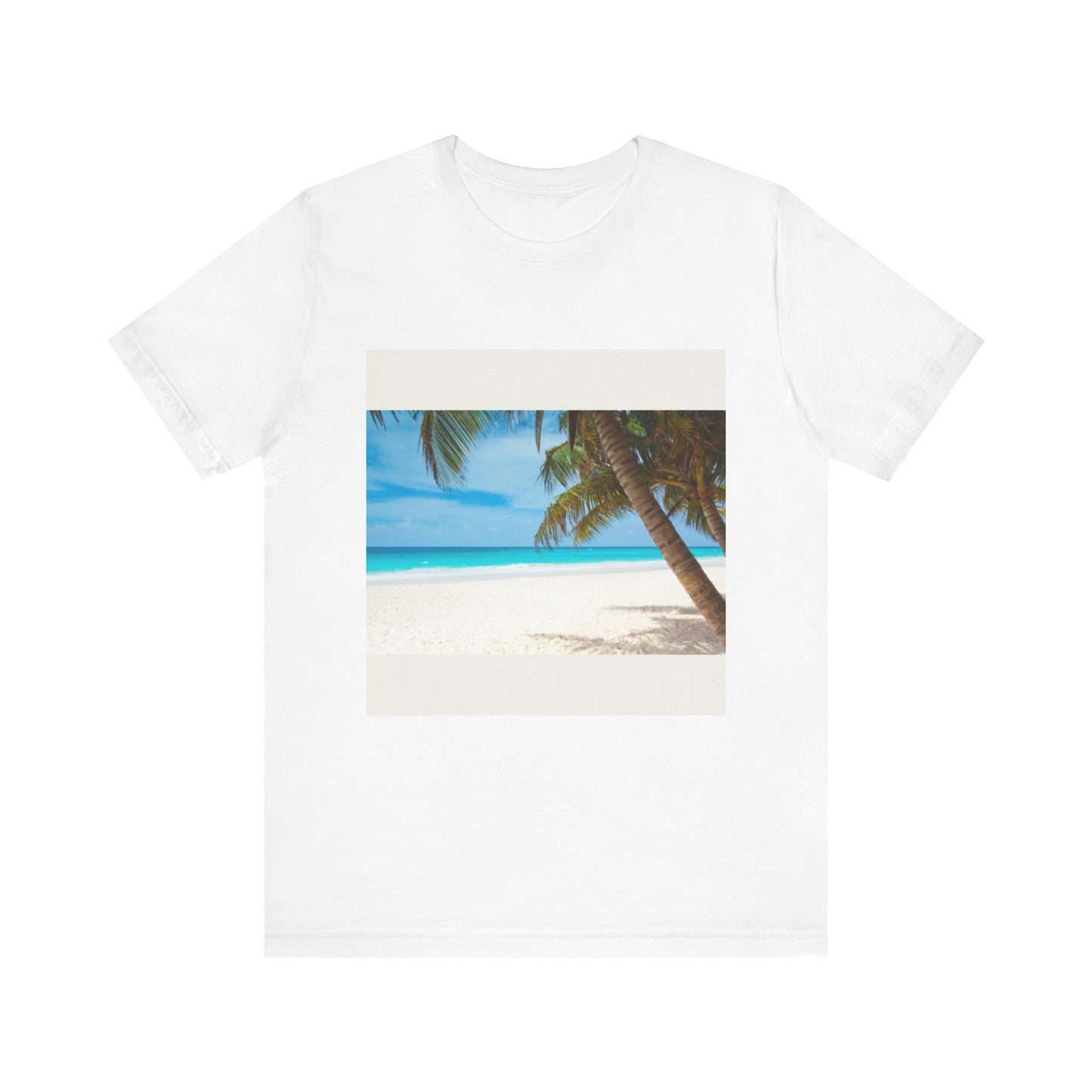 Beach Vibes Unisex Tee - Relaxing Tropical Scene, Summer Apparel, Gift for Beach Lovers, Vacation Outfit, Casual T-Shirt