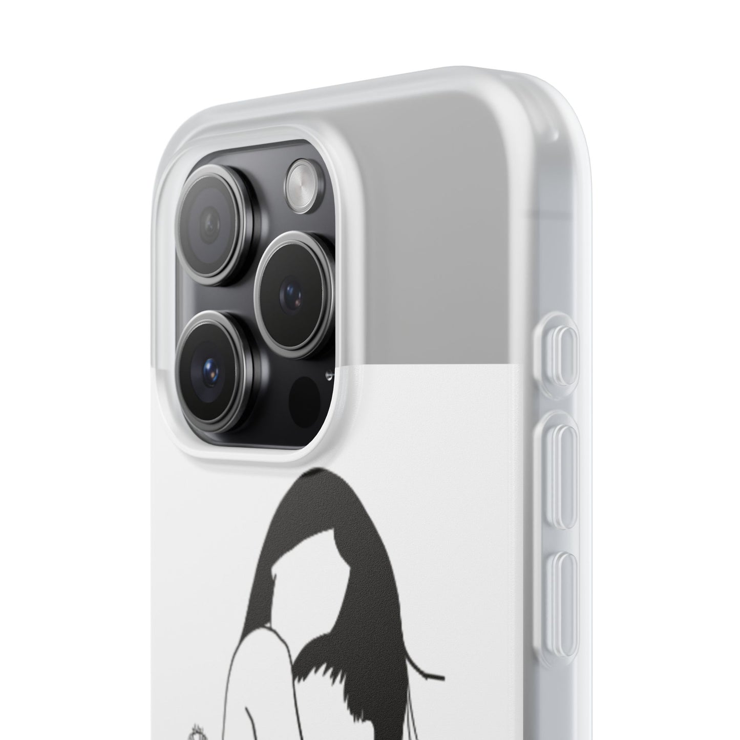 Artistic Mother's Love Flexi Case – Unique Phone Cover with Floral Design