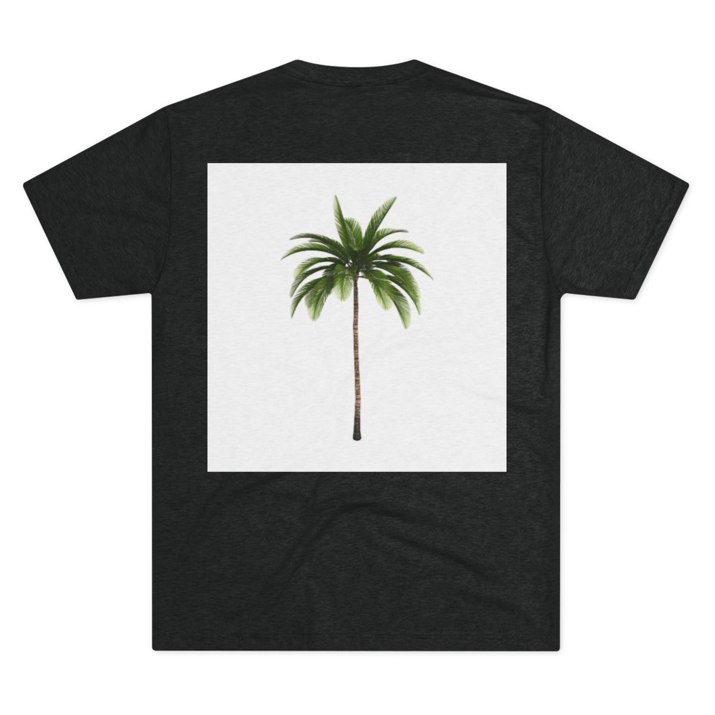 Chill Vibes Palm Tree Unisex Tri-Blend Crew Tee - Perfect for Summer and Relaxation