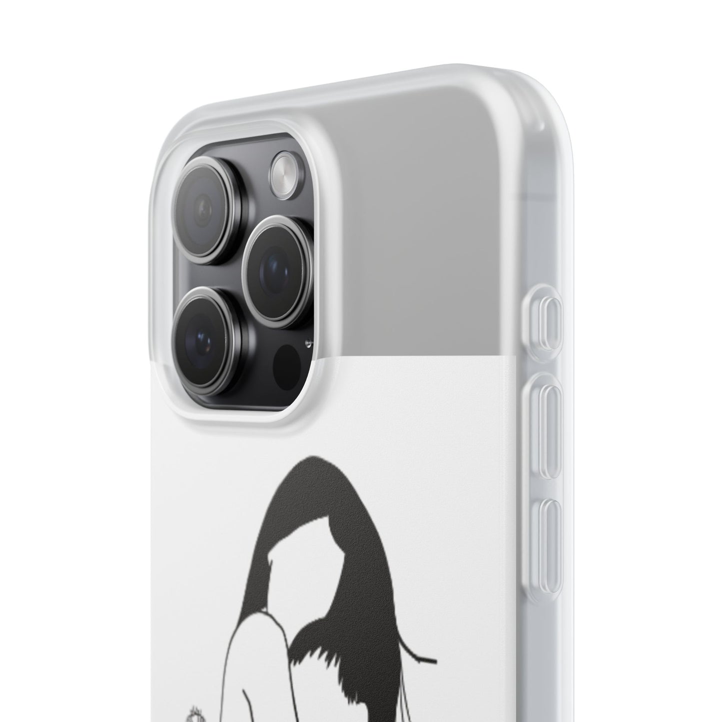 Artistic Mother's Love Flexi Case – Unique Phone Cover with Floral Design