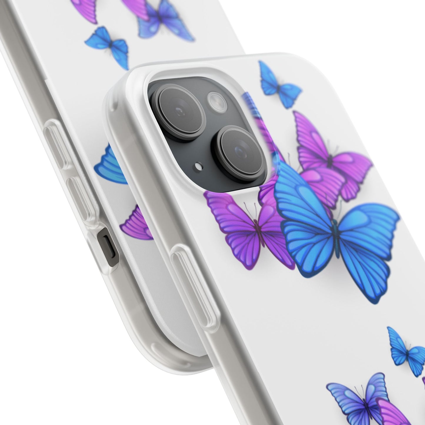 Colorful Butterfly Flexi Case - Protective Phone Cover for Nature Lovers