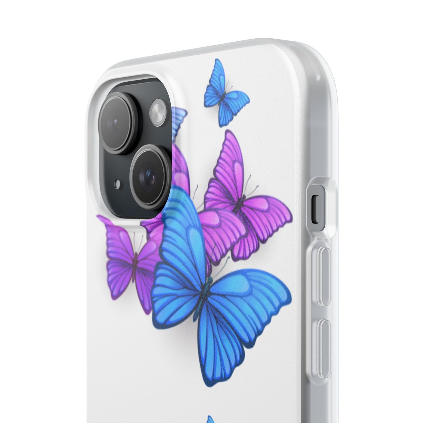 Colorful Butterfly Flexi Case - Protective Phone Cover for Nature Lovers