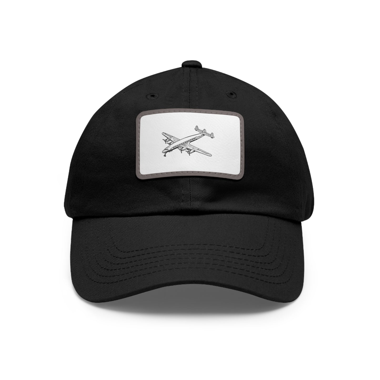 Aviation Dad Hat with Leather Patch - Perfect Gift for Pilots and Travel Lovers