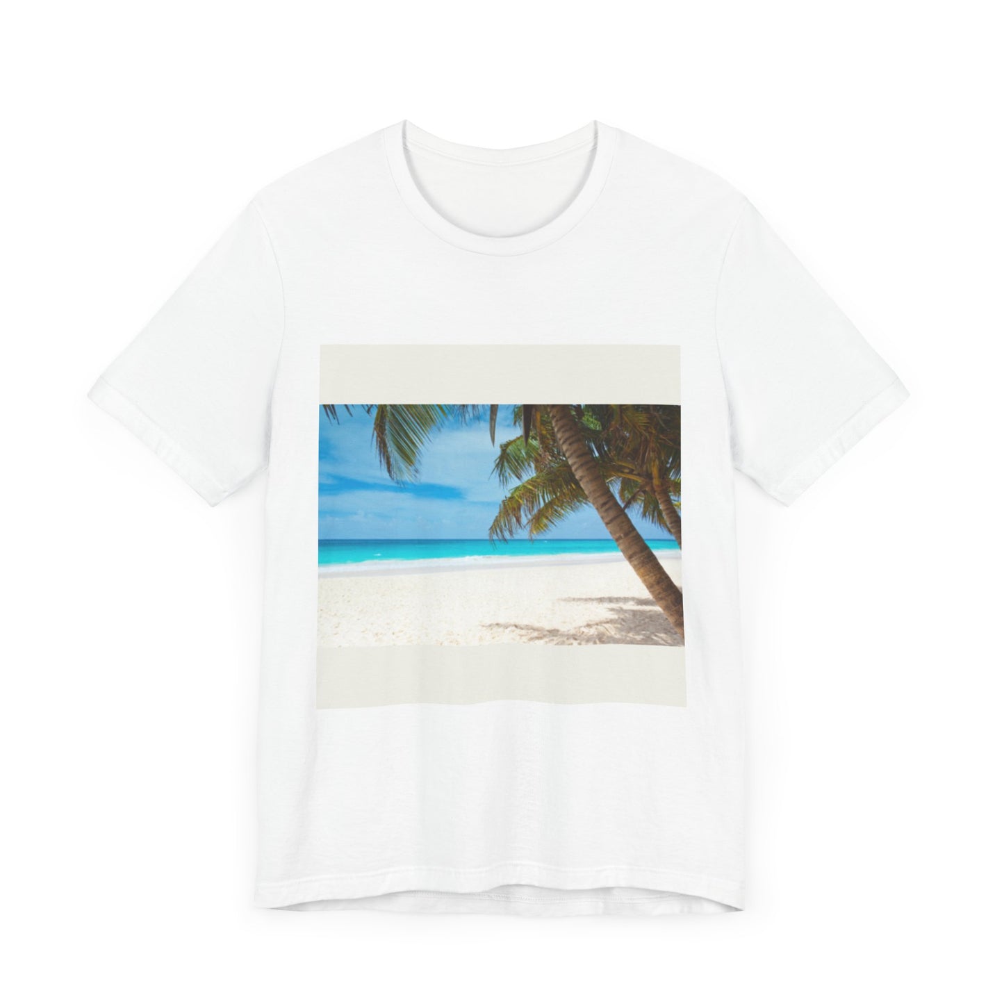 Beach Vibes Unisex Tee - Relaxing Tropical Scene, Summer Apparel, Gift for Beach Lovers, Vacation Outfit, Casual T-Shirt