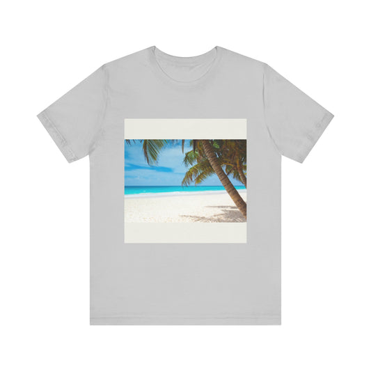 Beach Vibes Unisex Tee - Relaxing Tropical Scene, Summer Apparel, Gift for Beach Lovers, Vacation Outfit, Casual T-Shirt