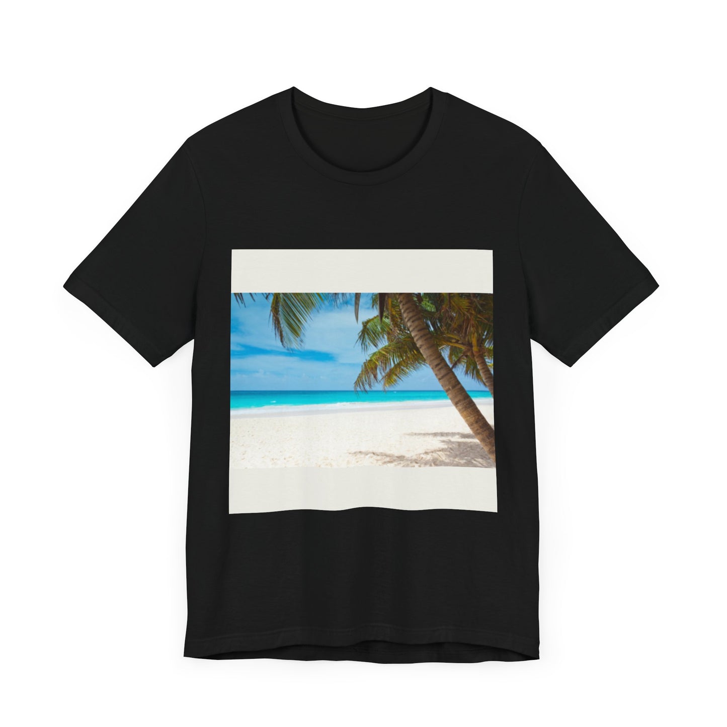 Beach Vibes Unisex Tee - Relaxing Tropical Scene, Summer Apparel, Gift for Beach Lovers, Vacation Outfit, Casual T-Shirt