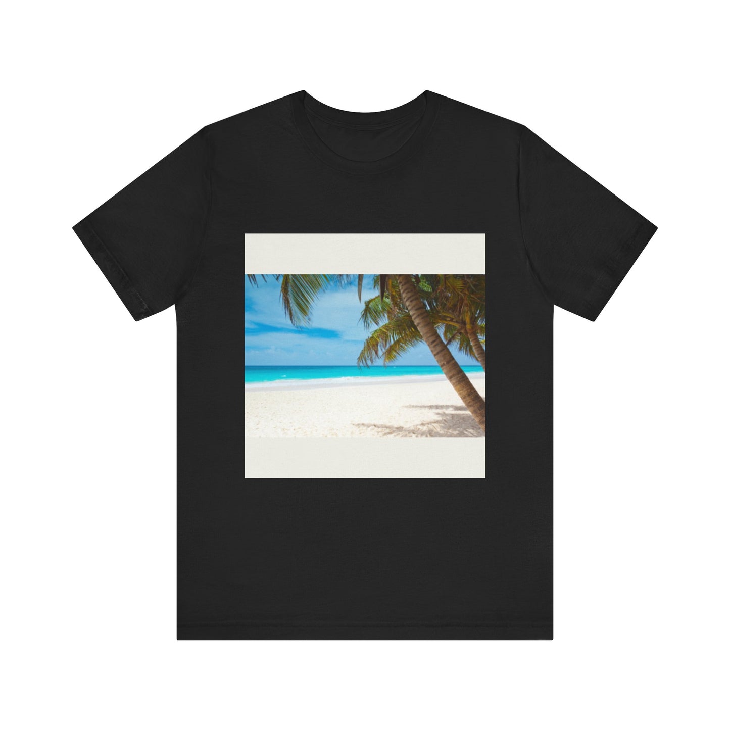Beach Vibes Unisex Tee - Relaxing Tropical Scene, Summer Apparel, Gift for Beach Lovers, Vacation Outfit, Casual T-Shirt