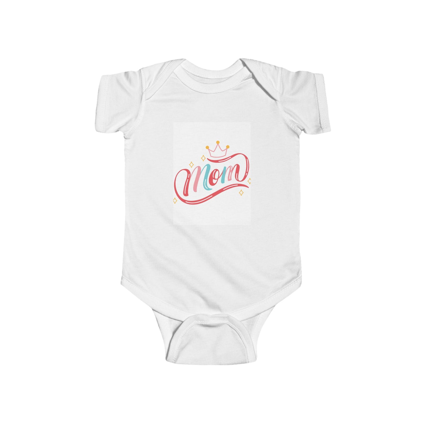 Mom Crown Infant Bodysuit | Cute Baby Apparel for New Moms | Baby Shower Gift