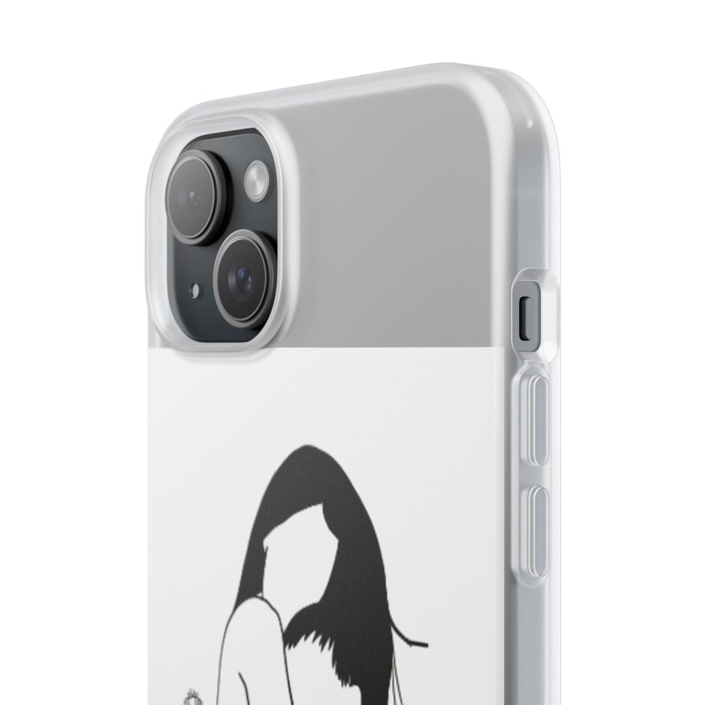 Artistic Mother's Love Flexi Case – Unique Phone Cover with Floral Design