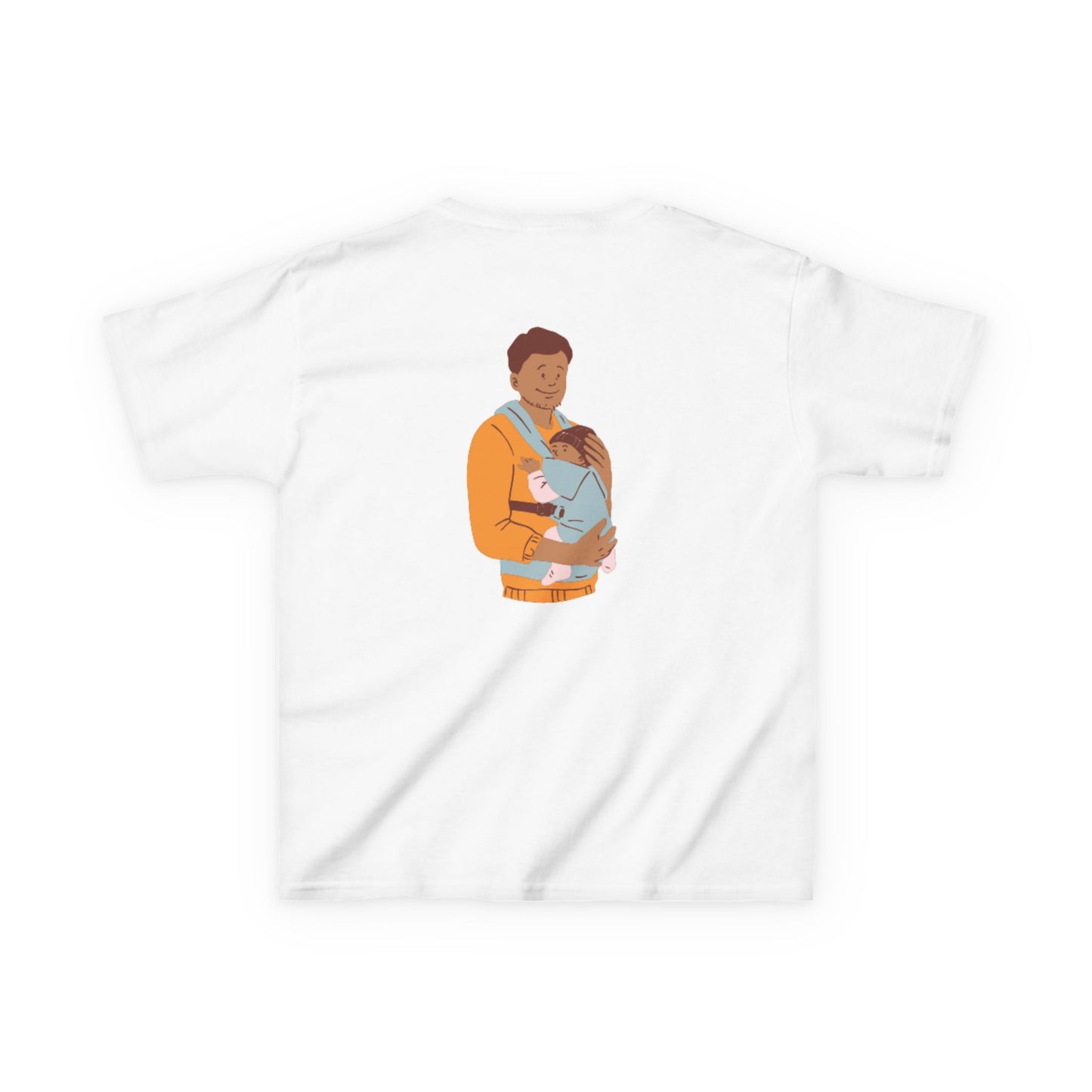 Number 1 Dad Kids Tee - Adorable Heavy Cotton™ T-Shirt for Father's Day & Family Celebrations