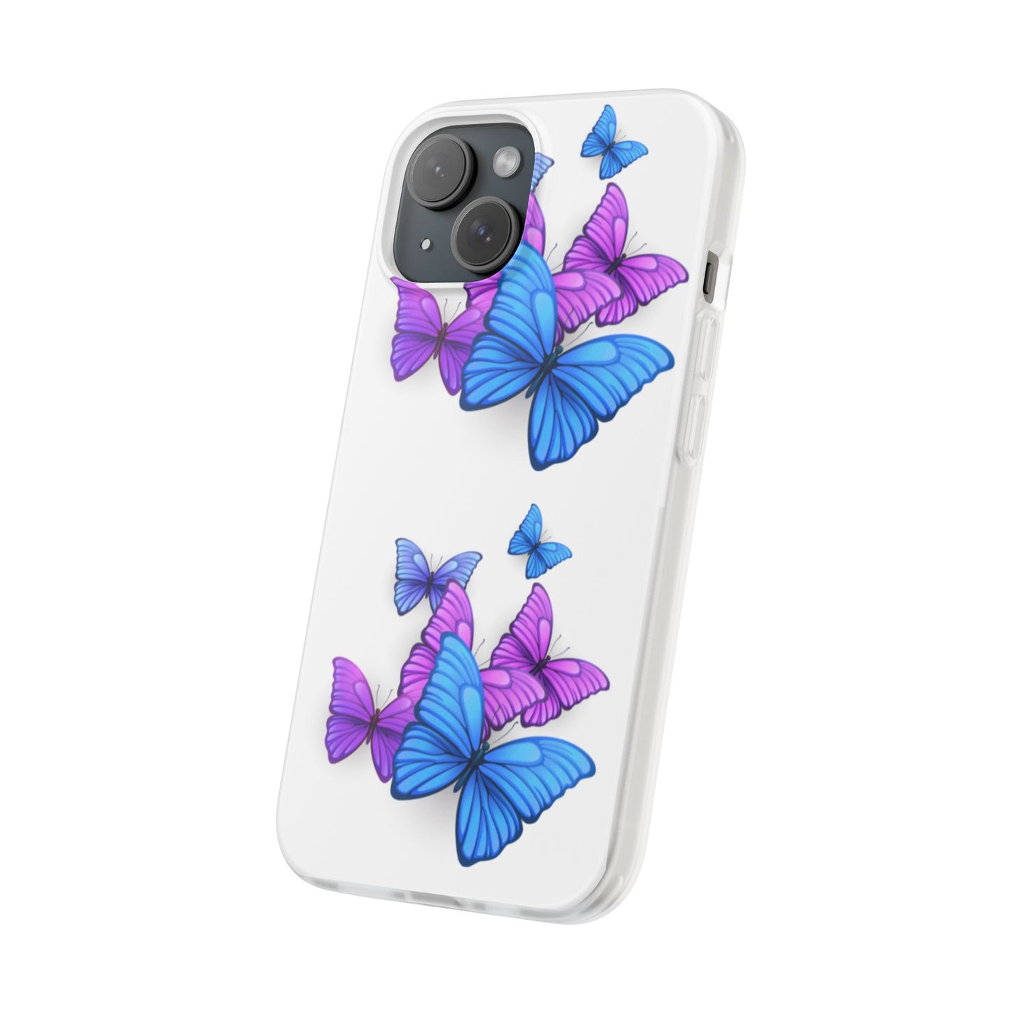 Colorful Butterfly Flexi Case - Protective Phone Cover for Nature Lovers