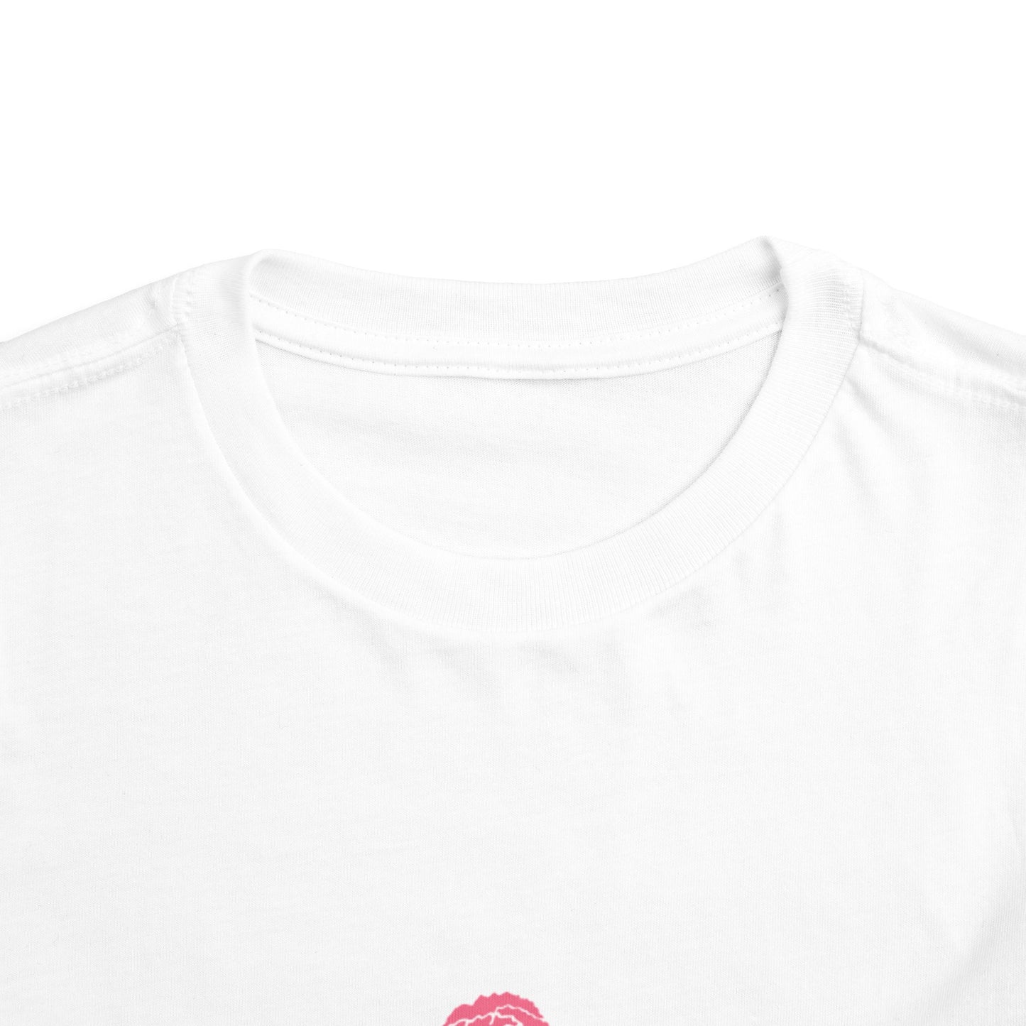 Toddler Short Sleeve Tee - Floral Hand Design for Kids
