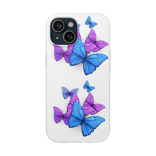 Colorful Butterfly Flexi Case - Protective Phone Cover for Nature Lovers