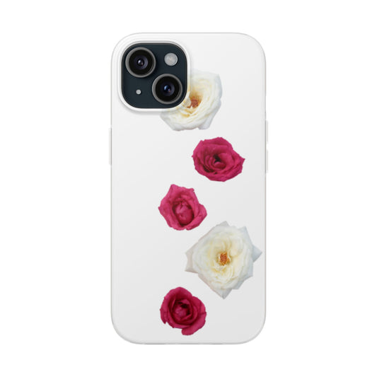 Floral Flexi Case - Elegant Rose Design for iPhone