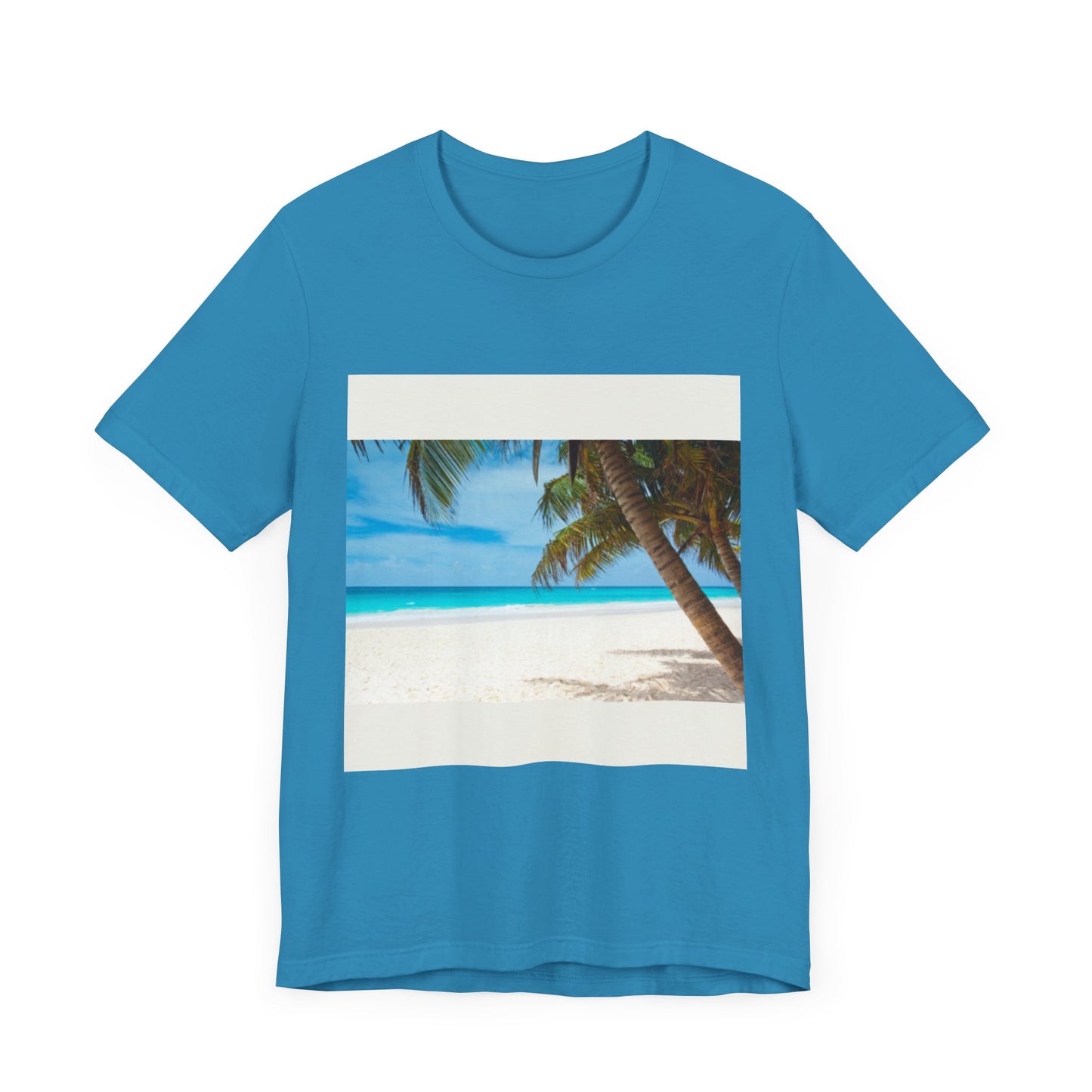 Beach Vibes Unisex Tee - Relaxing Tropical Scene, Summer Apparel, Gift for Beach Lovers, Vacation Outfit, Casual T-Shirt