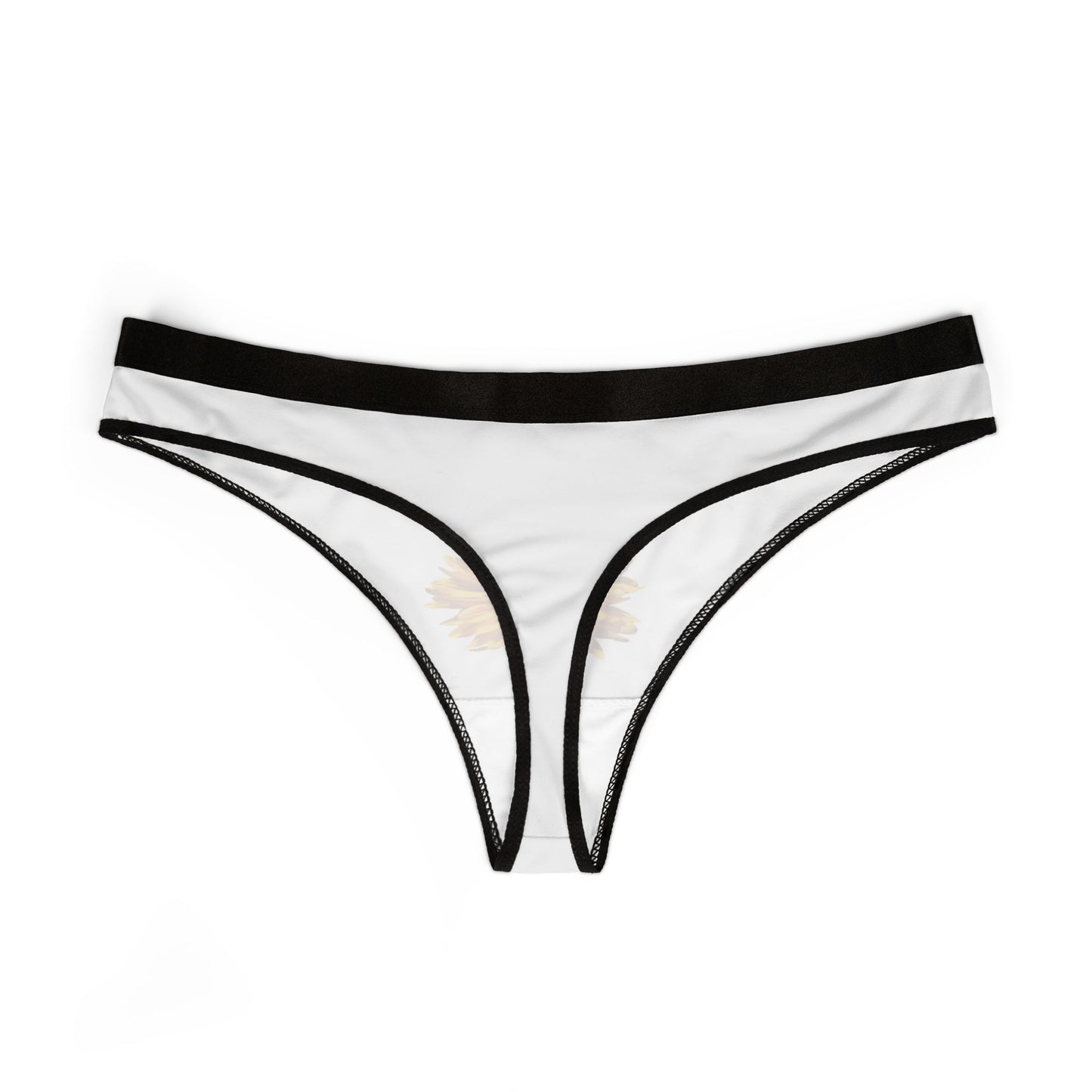 Sunflower Women's Thongs - Floral Vibe Underwear for Summer