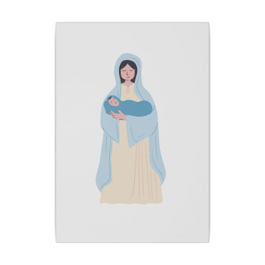 Mary and Child Giclée Print Canvas - Serene Art for Home Decor