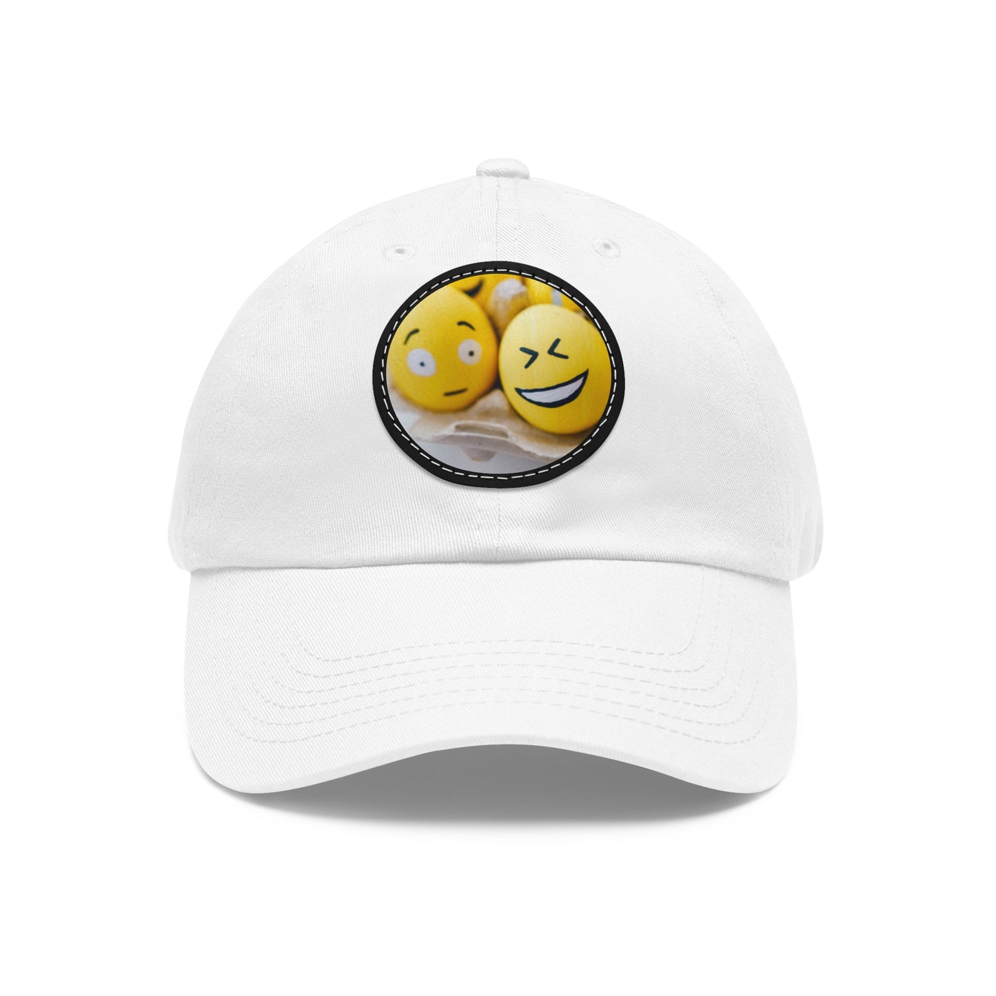 Smiley Face Dad Hat - Fun Casual Stylish Cap, Perfect Gift for Father's Day, Summer Outings, Casual Wear, Emoji Lovers, Birthday Gifts