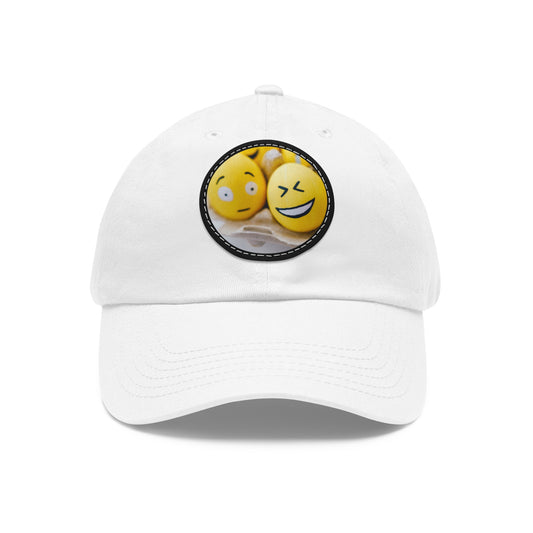 Smiley Face Dad Hat - Fun Casual Stylish Cap, Perfect Gift for Father's Day, Summer Outings, Casual Wear, Emoji Lovers, Birthday Gifts