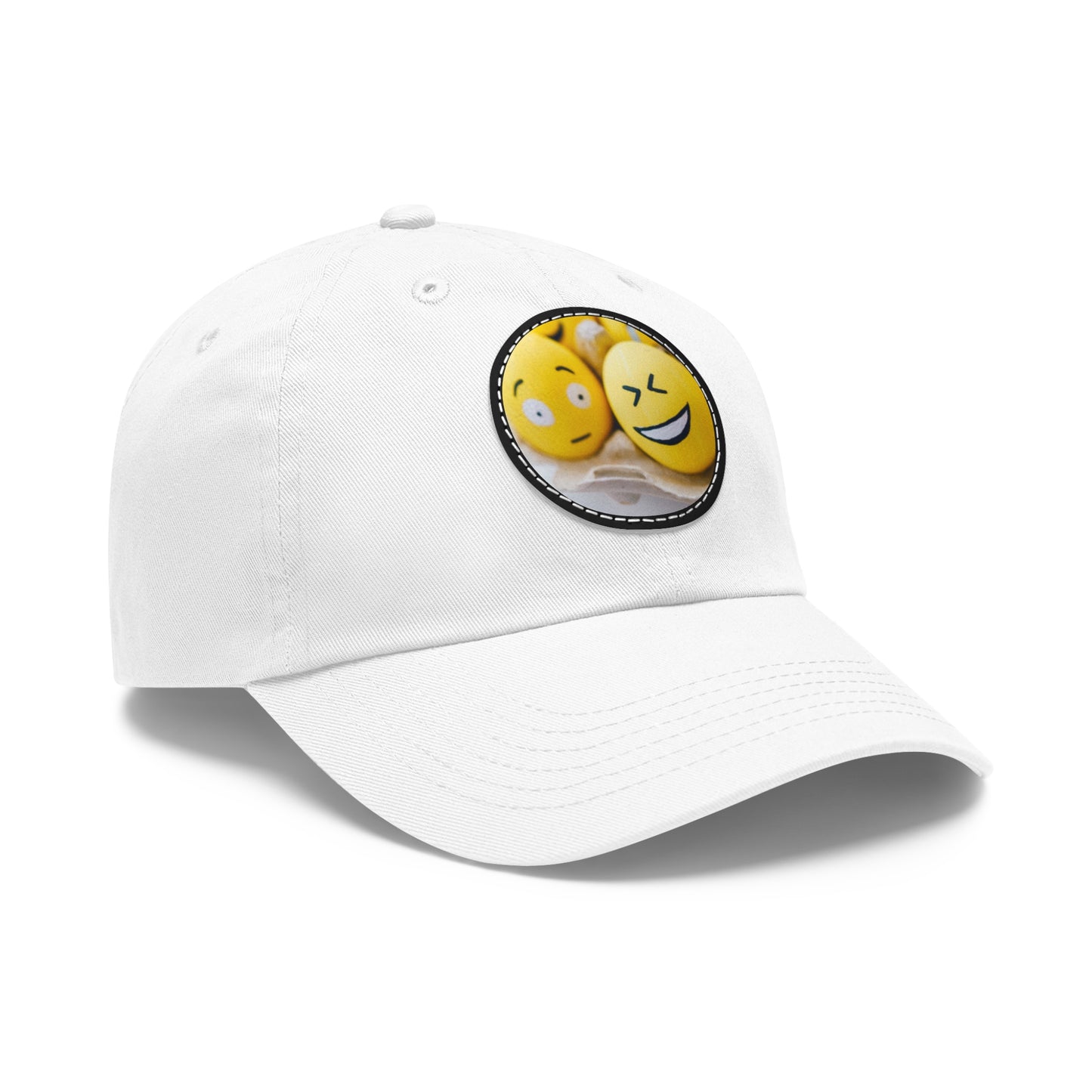 Smiley Face Dad Hat - Fun Casual Stylish Cap, Perfect Gift for Father's Day, Summer Outings, Casual Wear, Emoji Lovers, Birthday Gifts